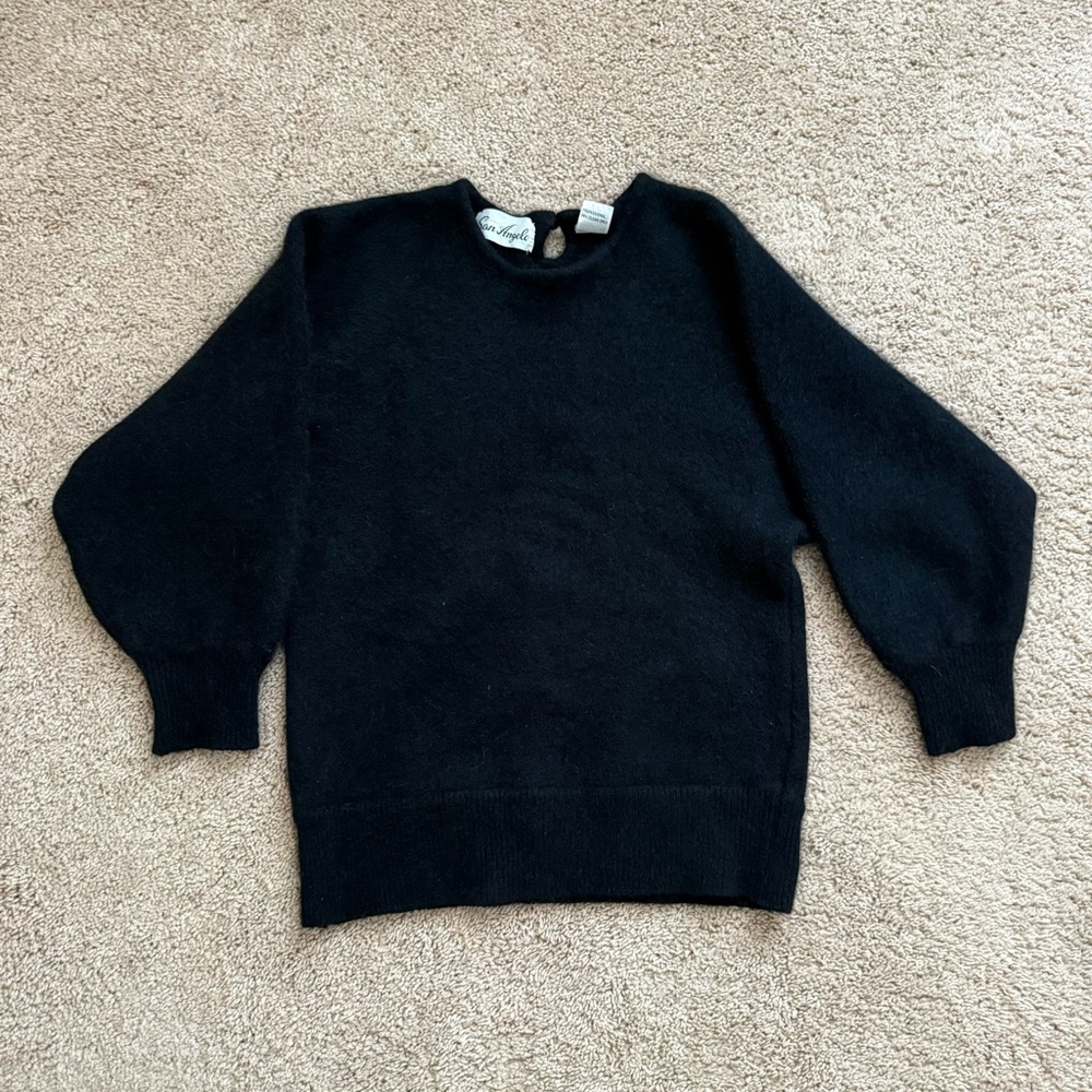 Black Angora Sweater